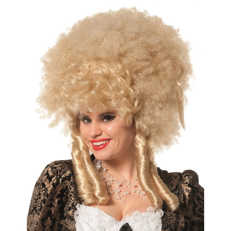 Baroque Afro ladies wig blond