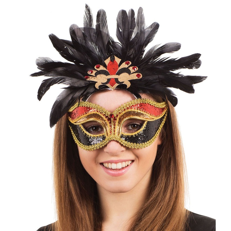 Carnival feather headdress