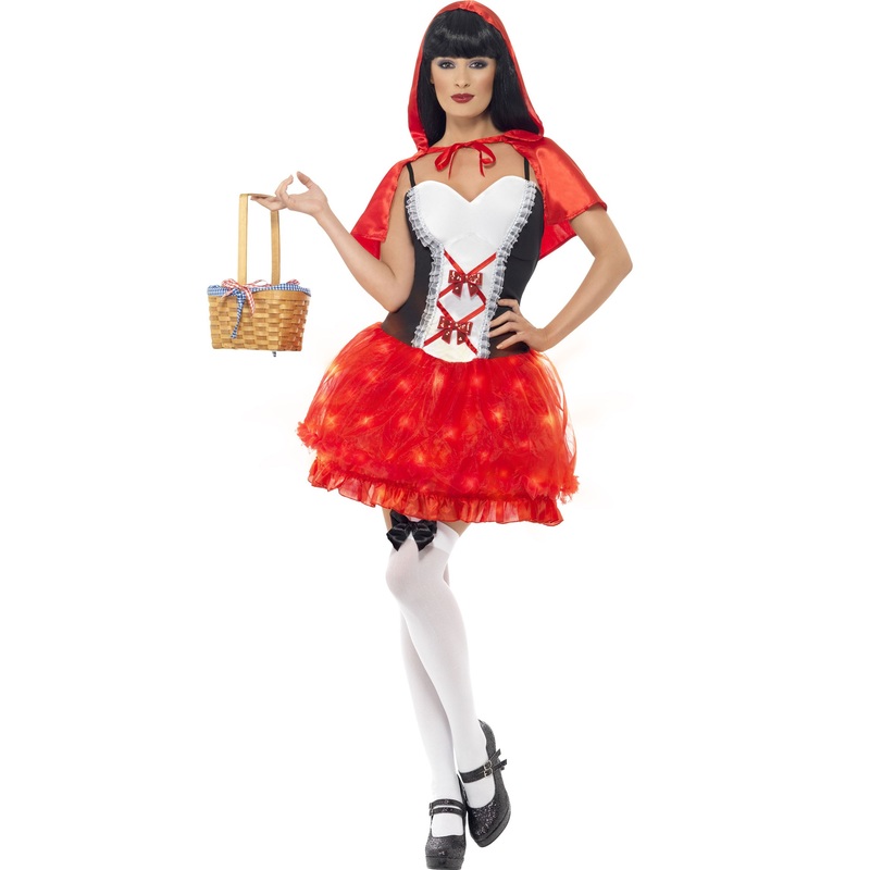 Fairy tale wolf girl luminous ladies costume