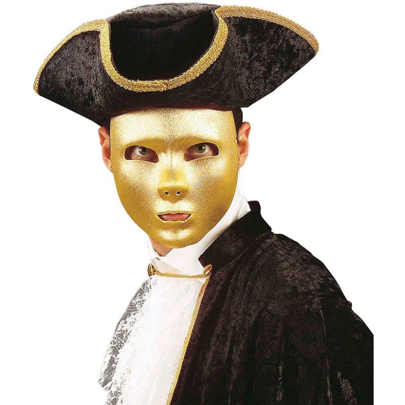 Golden Phantom Halloween Mask