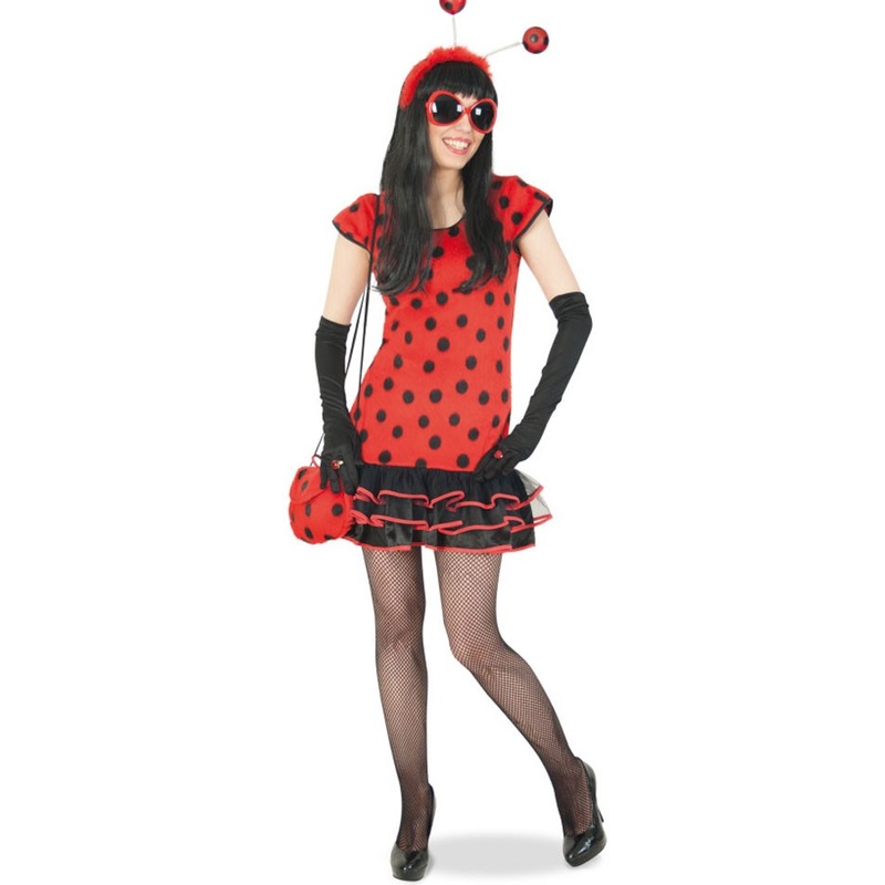 Ladybug ladies plush costume 36