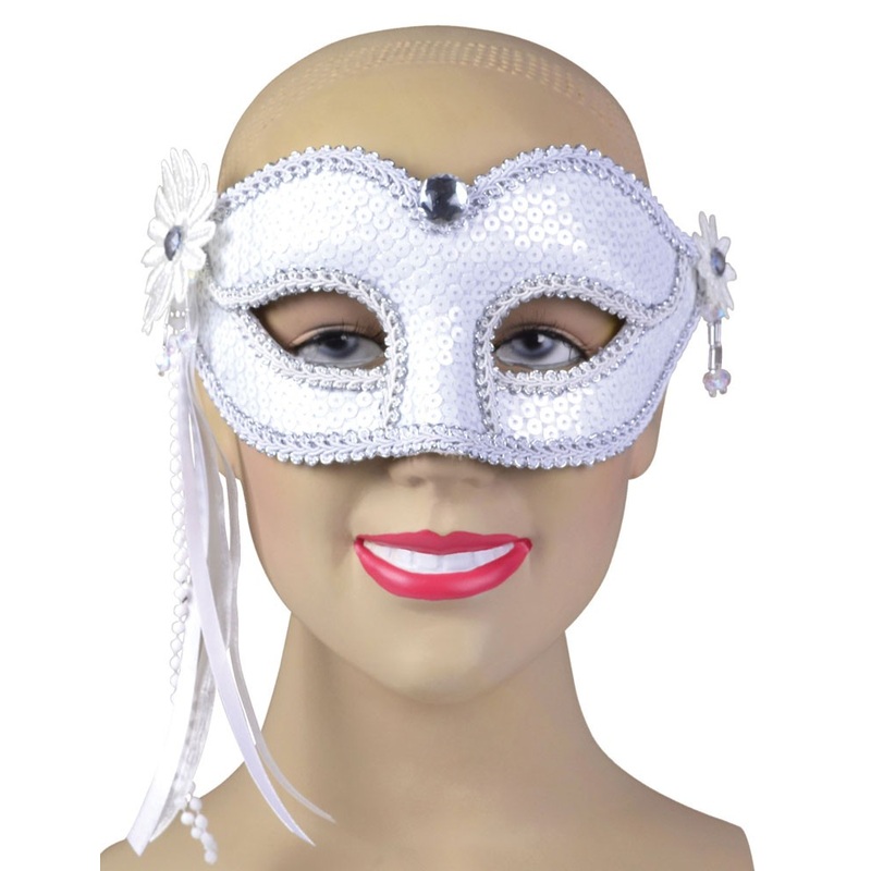 Maschera Veneziana White
