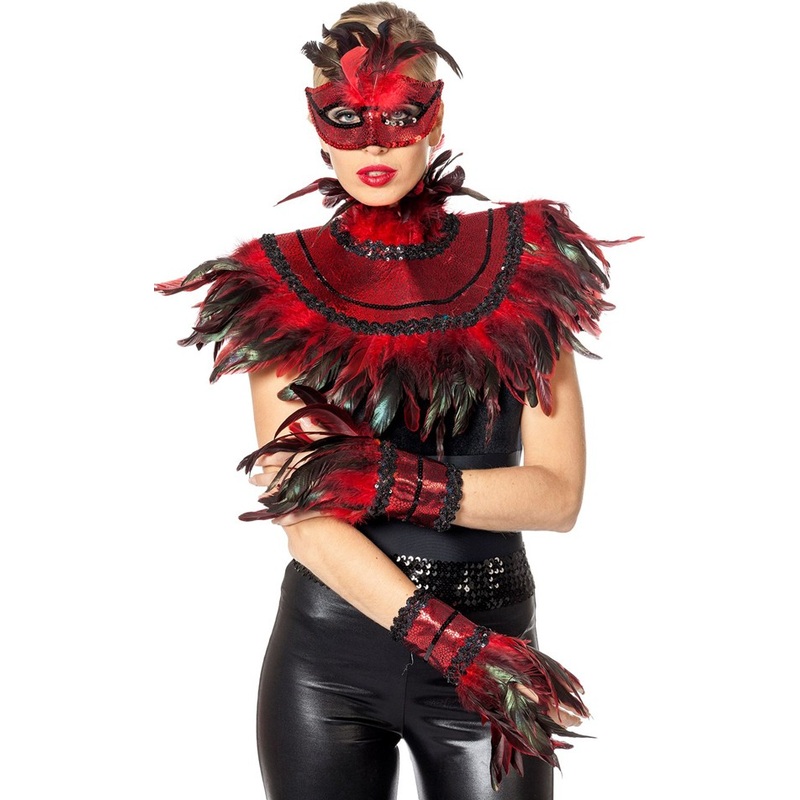 Phoenix mask set red