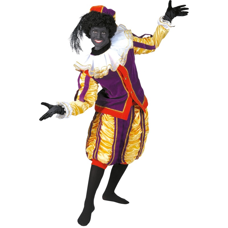 Purple Golden Piet Men's Costume 48-50