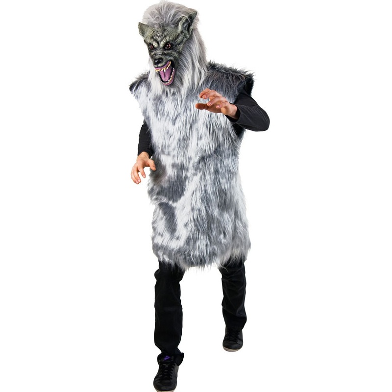 Scary werewolf children's costume L