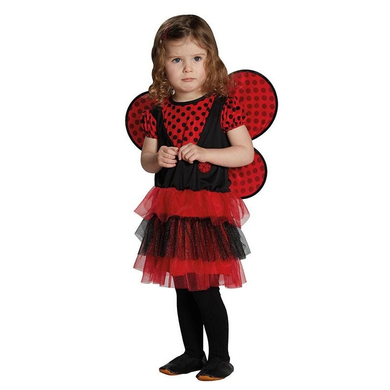 Sweet ladybug costume for kids red 92