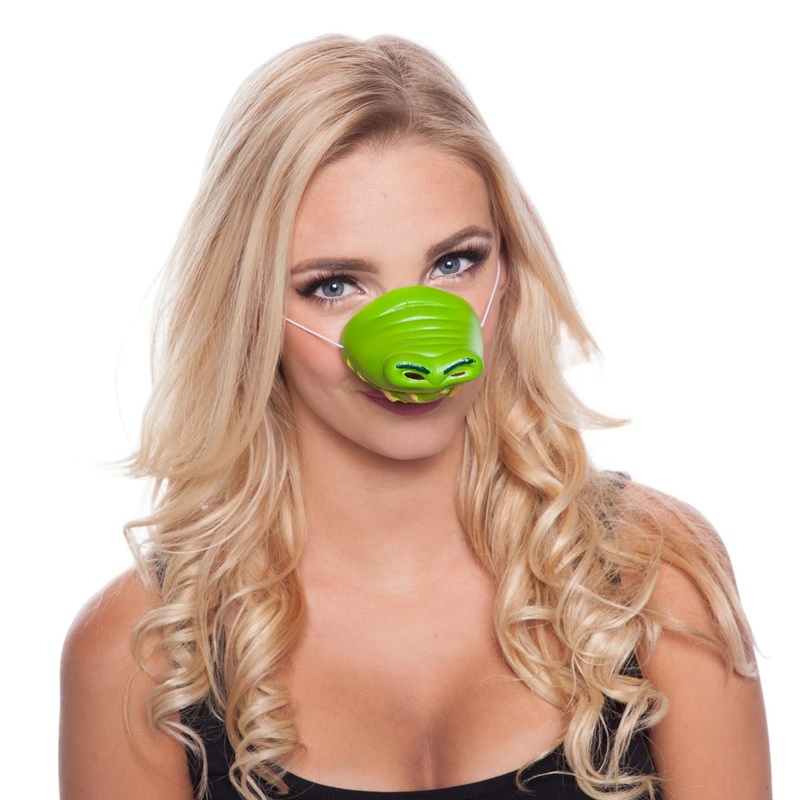 Animal nose crocodile green