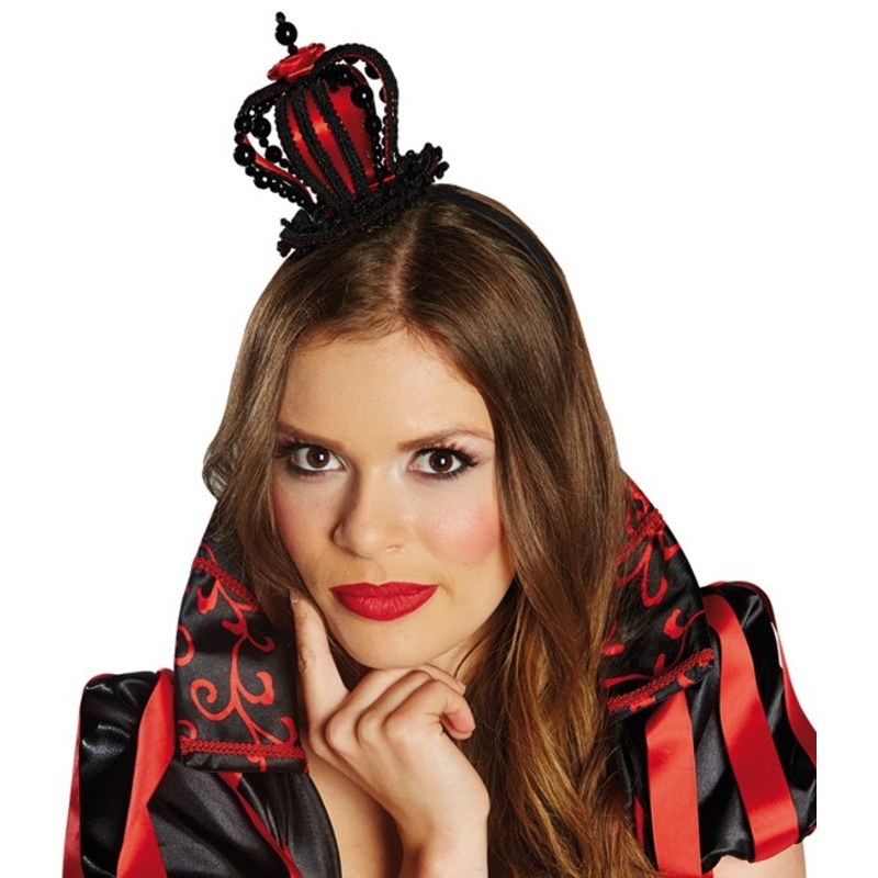 Burlesque headband with miniature crown