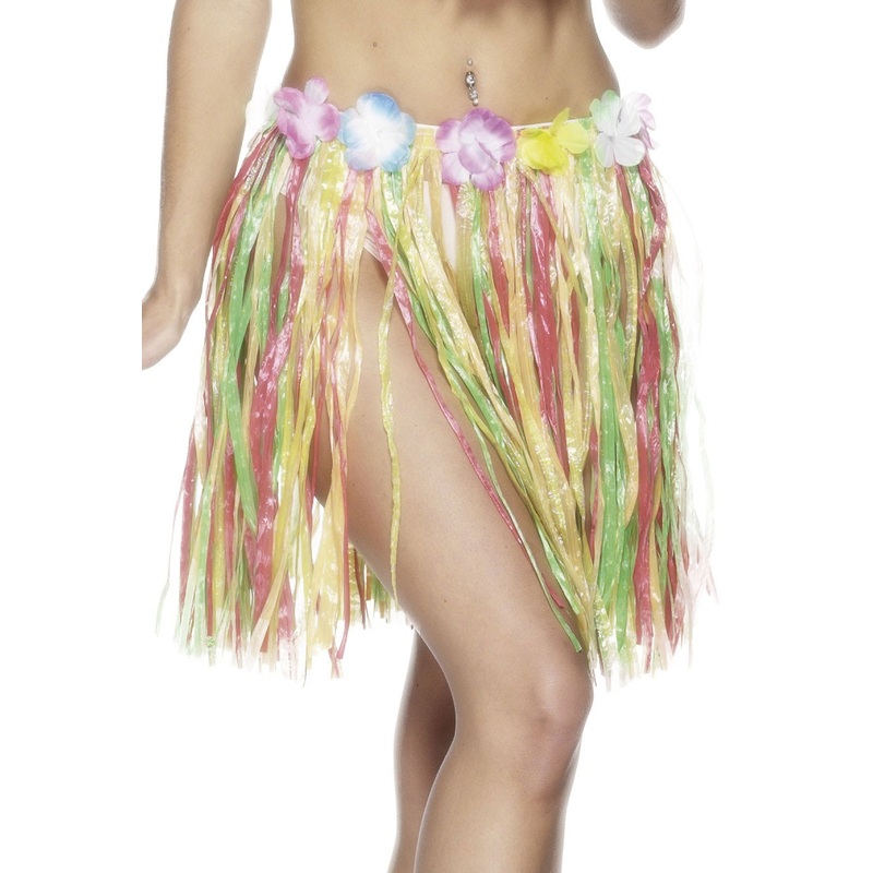 Colorful Hawaii skirt with flowers
