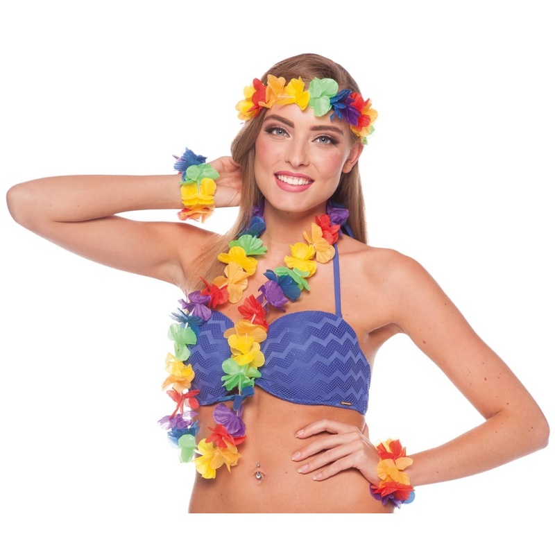 Flower Hawaiketten set of 4 pieces