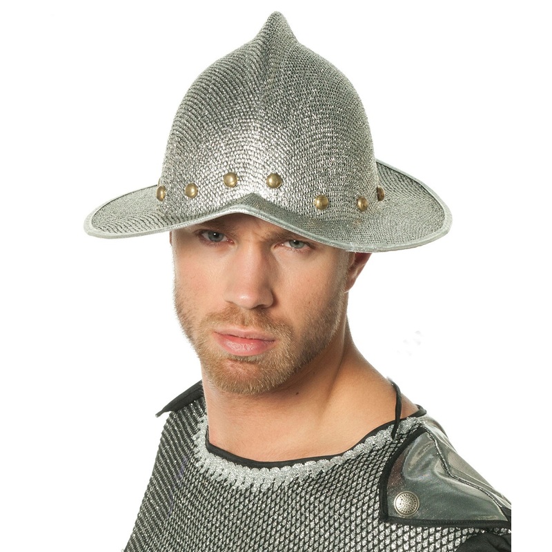 Knight helmet in iron look