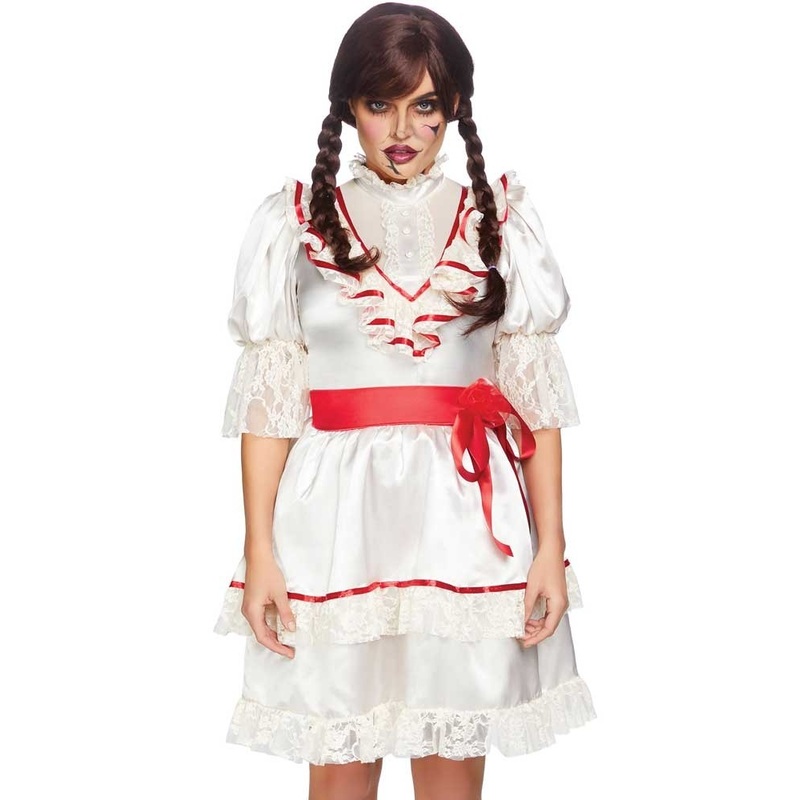 Murderous porcelain doll costume deluxe S