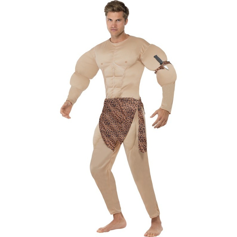 Muscle-packed Tarzan men's costume