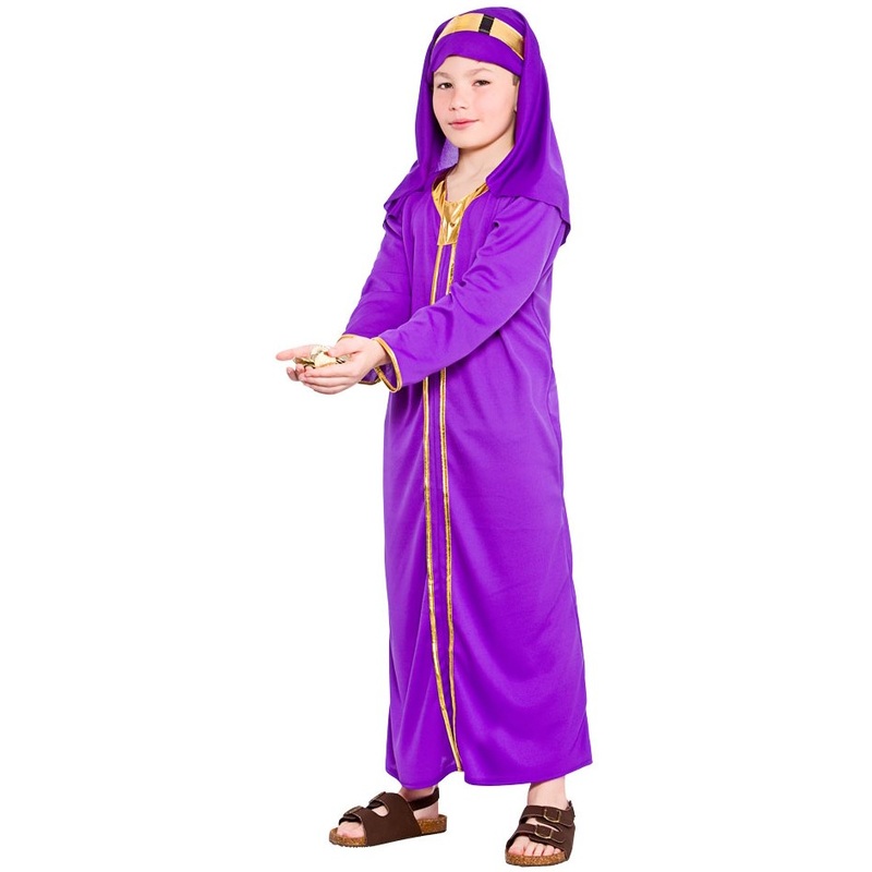 Nativity scene Melchior children's costume S