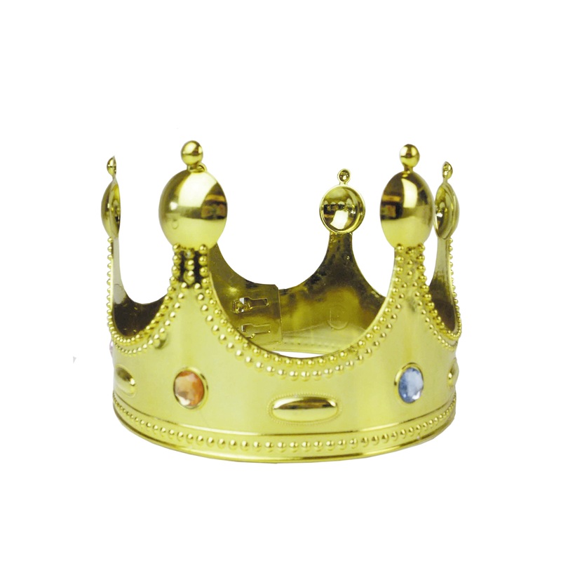 Noble King Wilhelm Party Crown Gold
