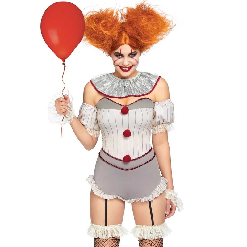 Sexy horror clown ladies costume XS