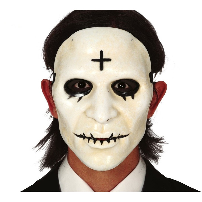 The crossed Halloween mask
