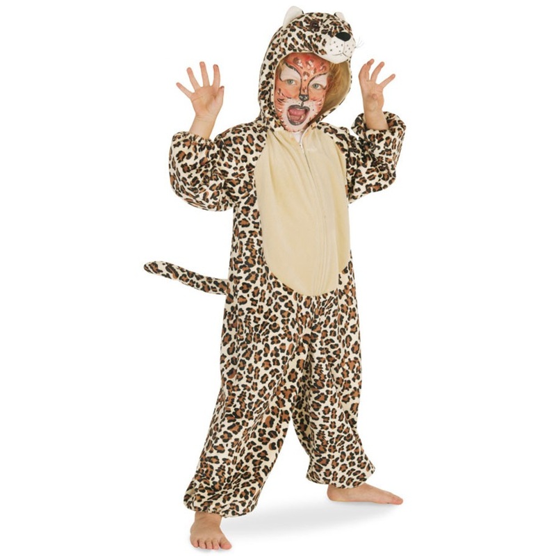 Velor leopard costume for children