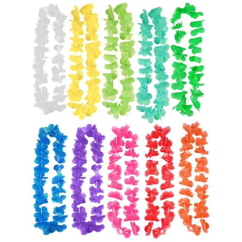 1 Hawaiian Lei Flower Necklace 90cm