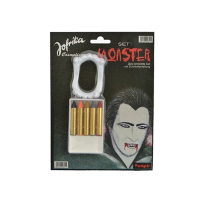 5 vampire make-up pencils with teeth