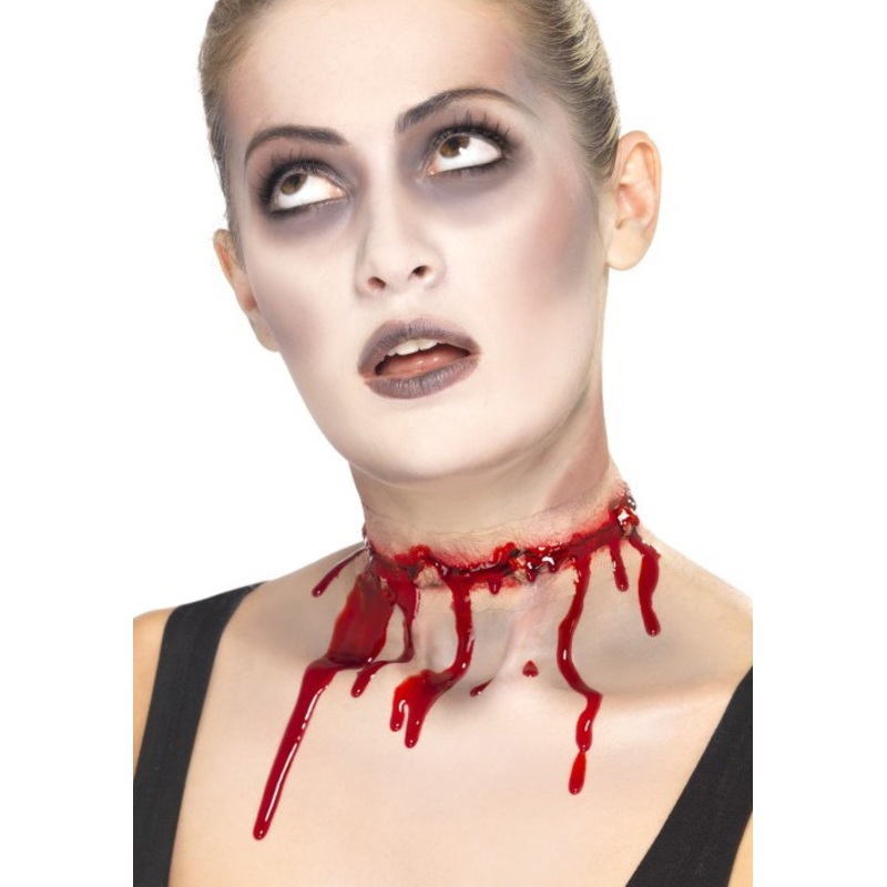 Badly bleeding neck wounds sticker