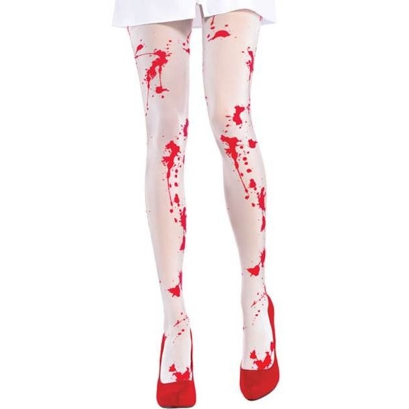 Blood stain tights for women