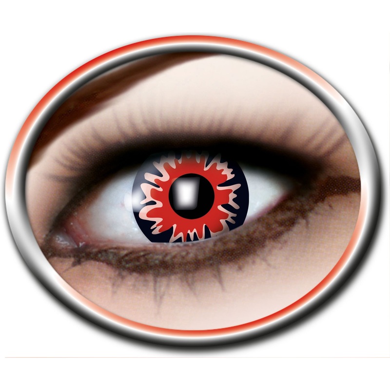 Contact lens Lucinda Red-Black