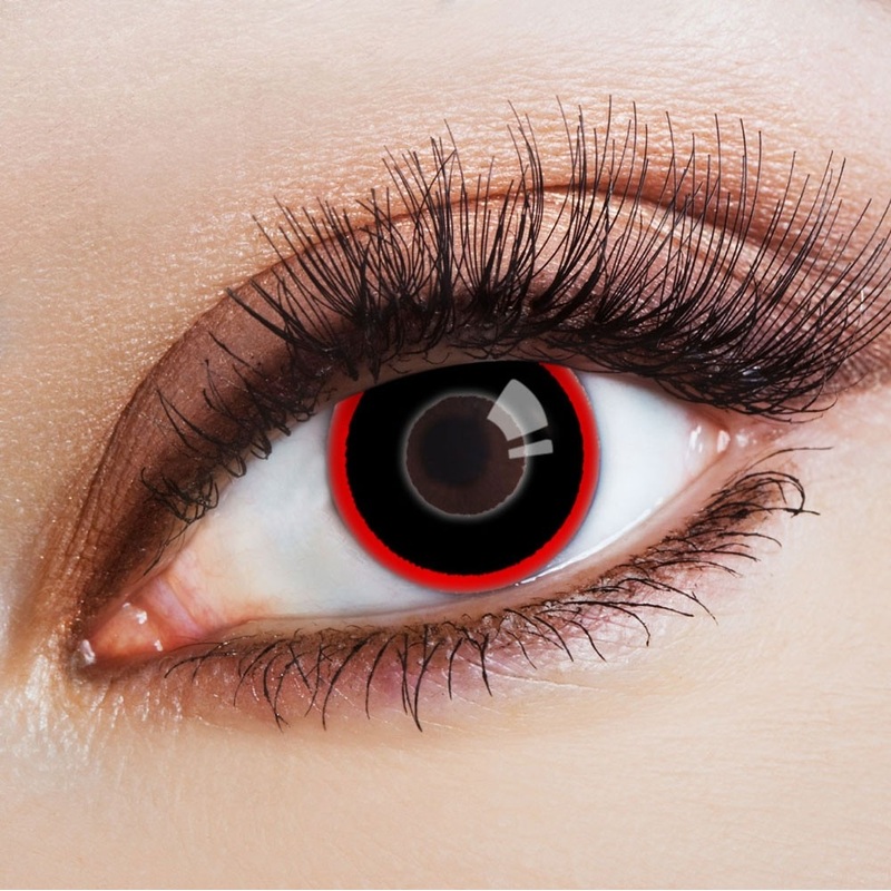 Contact lens red demon