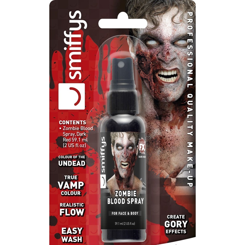 Dark red horror blood spray