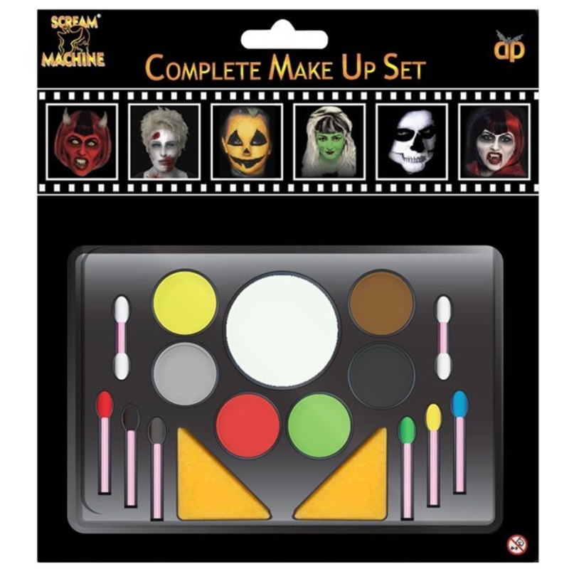 Extensive Halloween make-up set