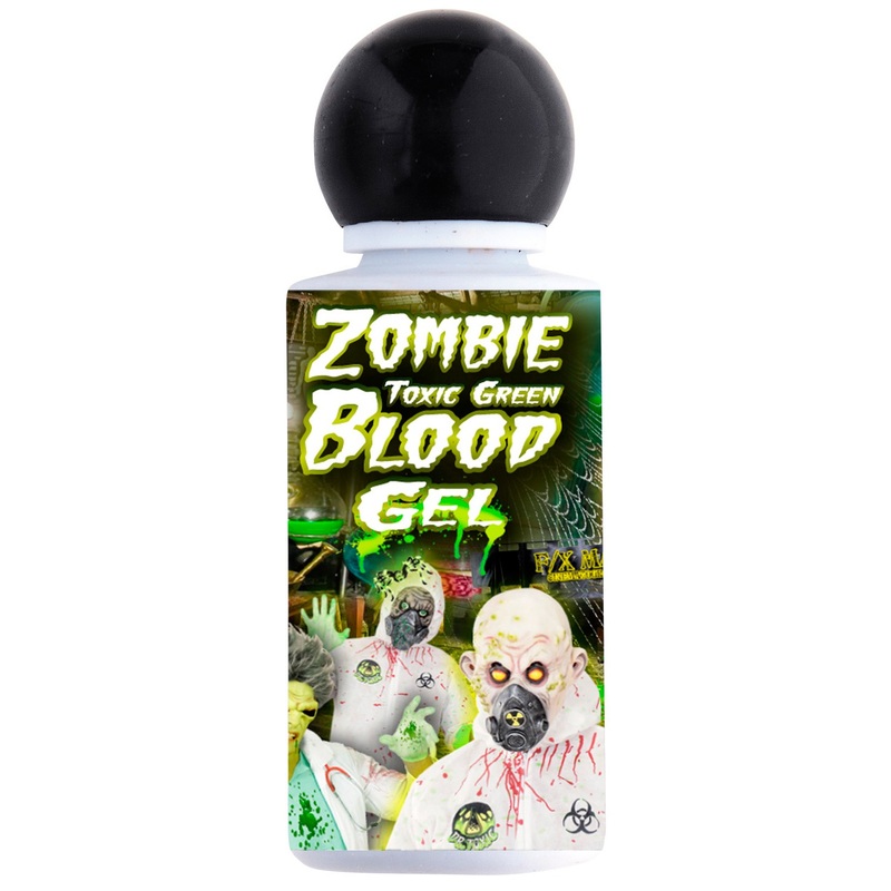Green blood gel for zombies
