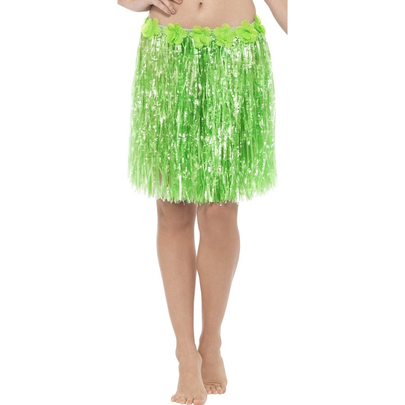 Green Hokaliki flowers Hawaii skirt