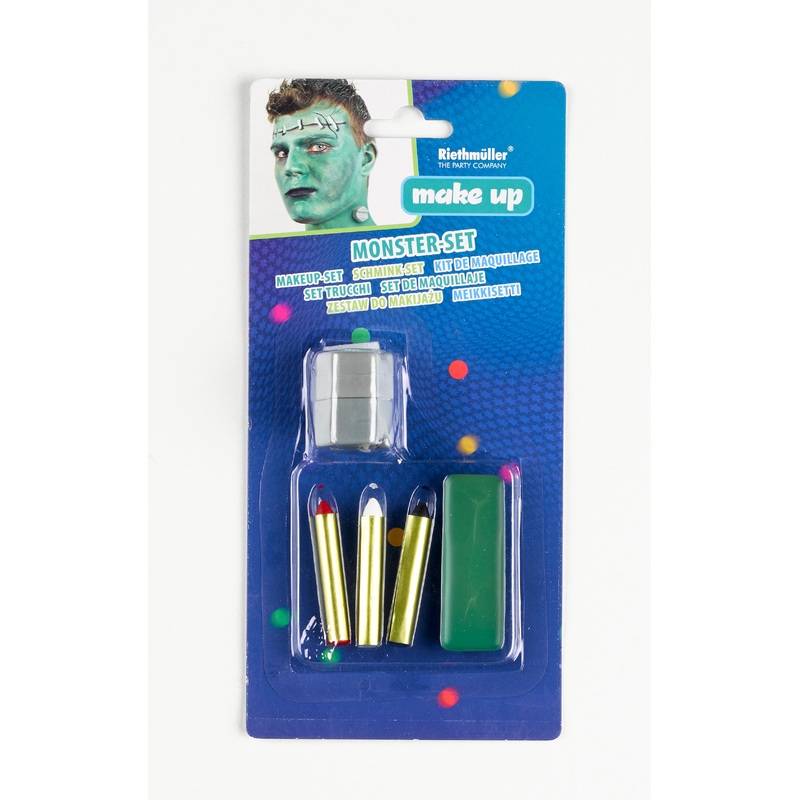 Green monster make-up pencils 6-piece set
