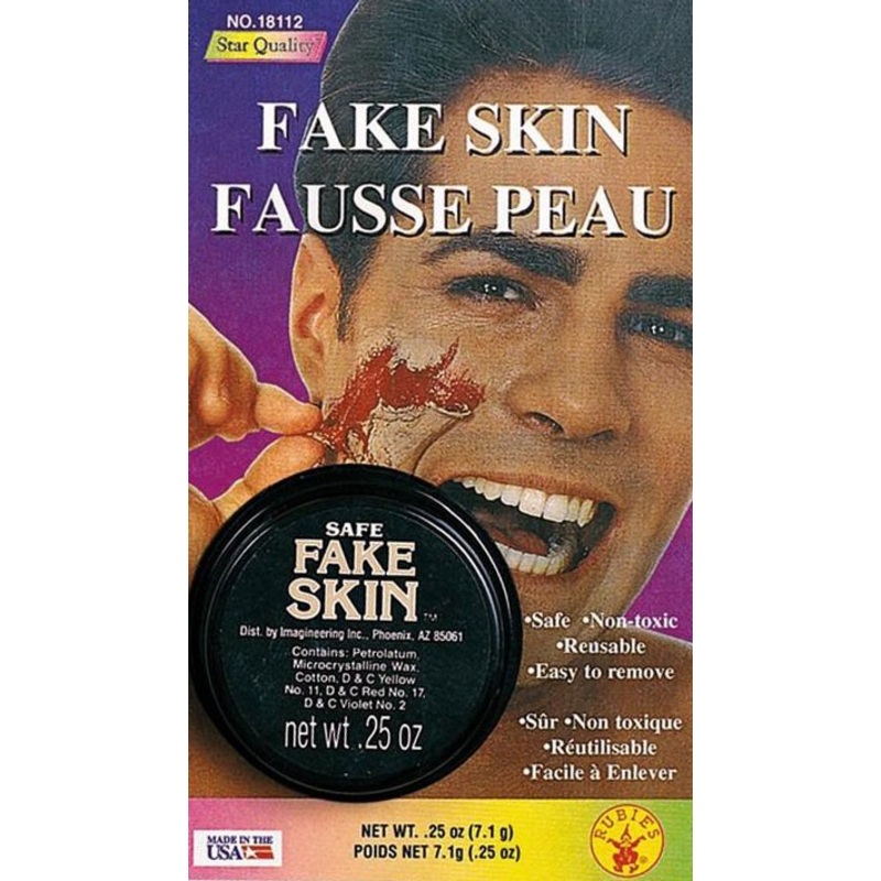Horror artificial skin make-up