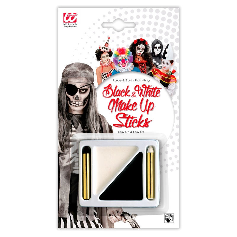 Make-up kit Black & White Halloween