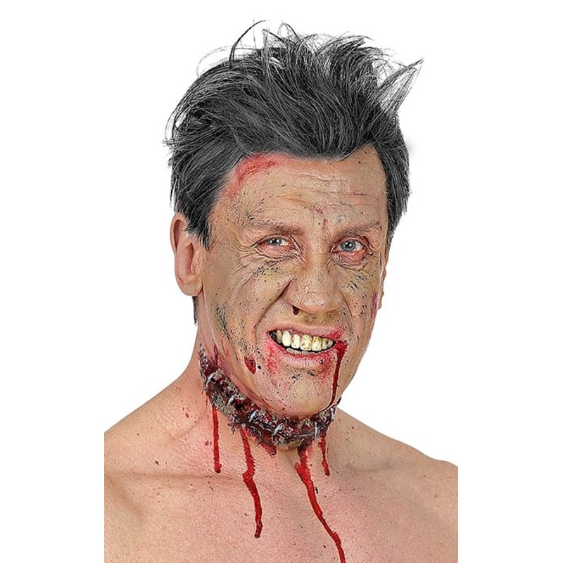 Scary long cut latex application