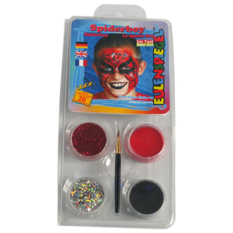 Spider make-up set with 4 colors