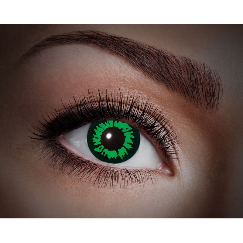UV annual contact lens Animal Green