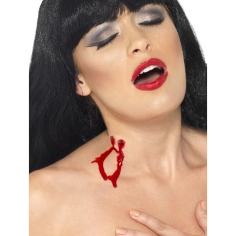 Vampire bite wound dummy sticker