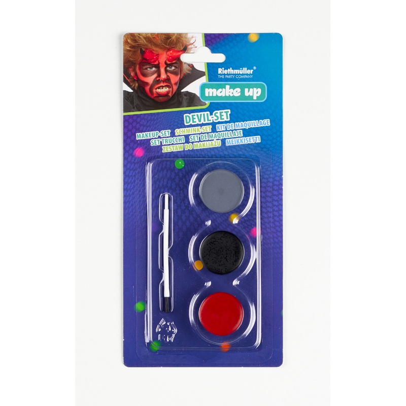 Welcome To Hell Teufel Make Up Set 4 pieces