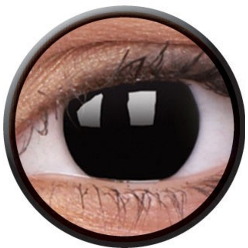 Black Black Contact Lenses Horror