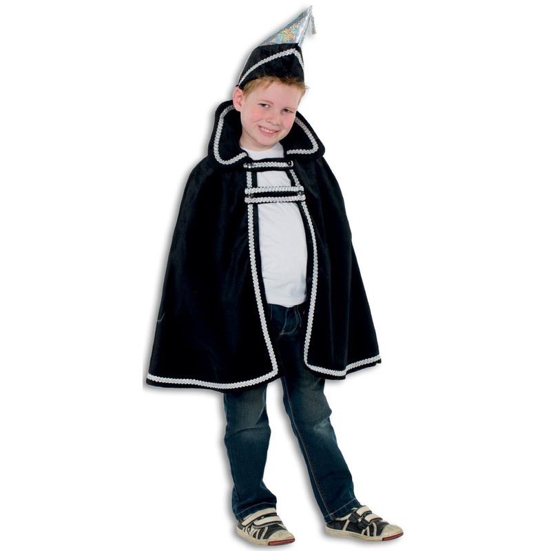 Black carnival prince robe for children