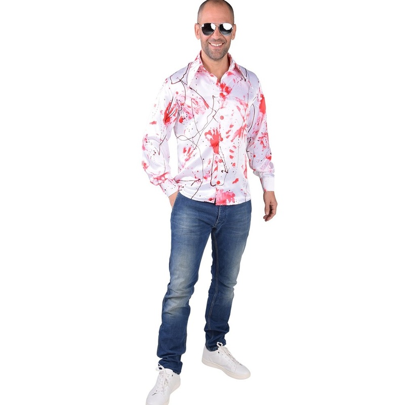Blood-smeared shirt for men XS