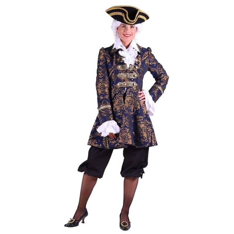 Blue rococo guard coat for women XS