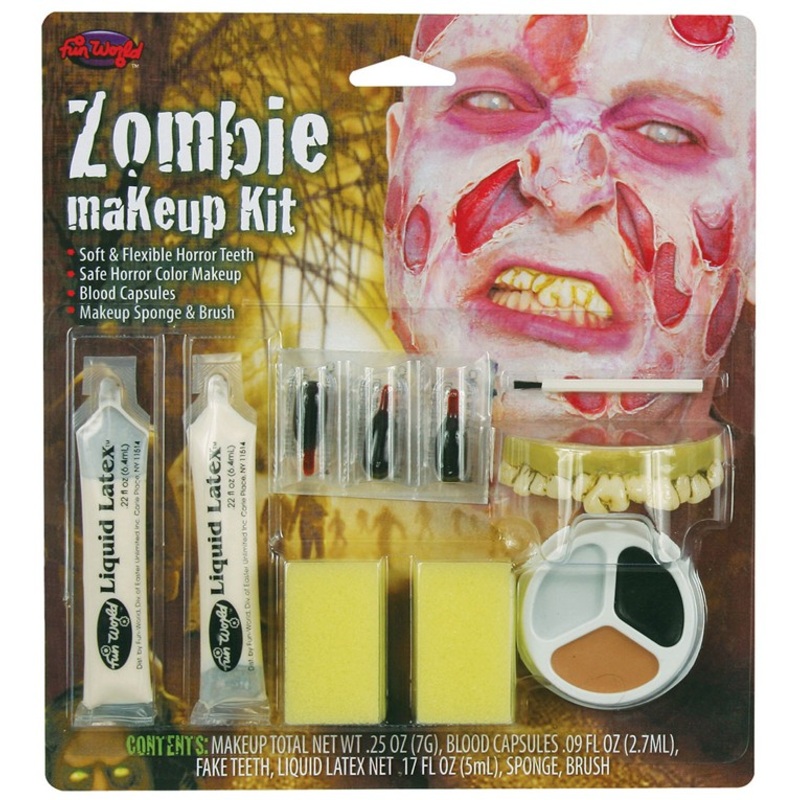 Cool zombie make-up set