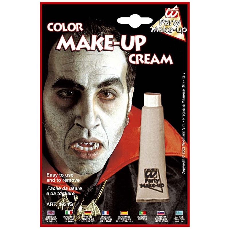 Cream make-up tube gray