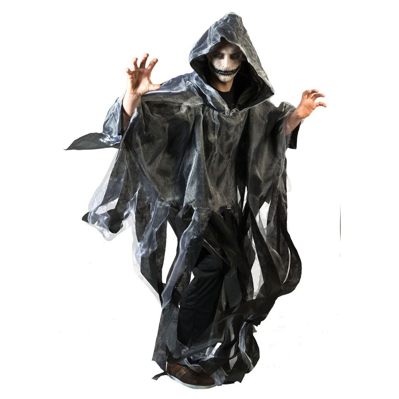 Dark ghost cloak in gray