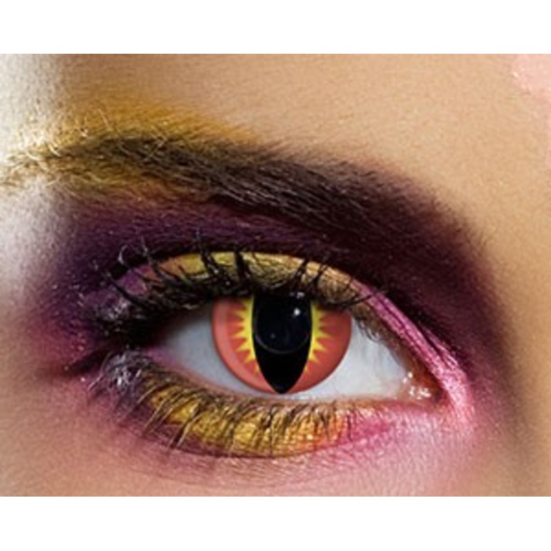 Dragon eyes costume contact lens