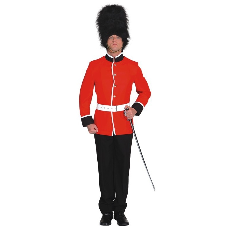 English soldier's guard men's costume 50