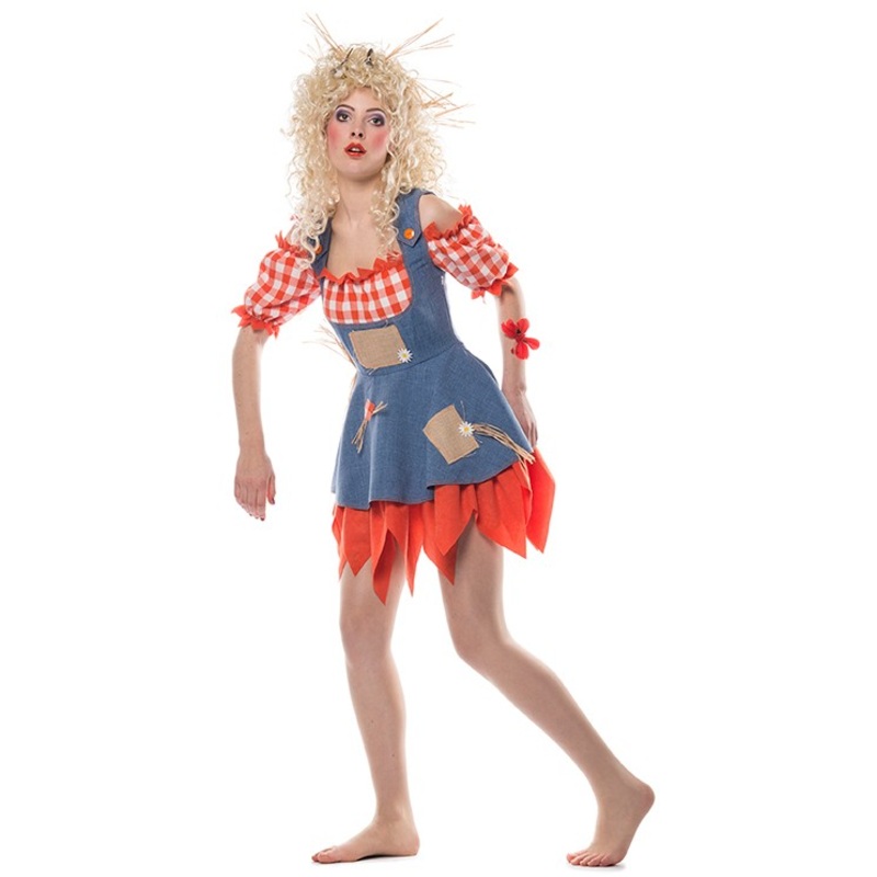 Fearless scarecrow ladies costume deluxe 34